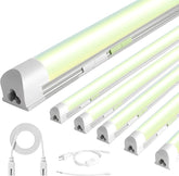 6 Pack 4FT LED Shop Lights 30W 4500LM Tunable Garage Ceiling Lighting for Workshop Warehouse Basement