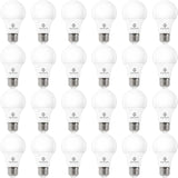 24 Pack A19 LED Light Bulbs 8W 60W Equivalent 5000K Daylight 800 Lumens E26 Non-Dimmable ETL UL Listed