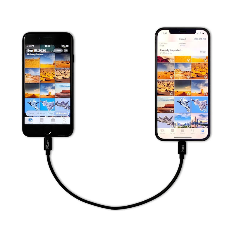 Compatible For Iphone To Iphone Transfer Cable Male To Male Data Migration, Io
