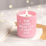 Christian Gifts For Women, Prayer Candle With Bible Verse 10Oz, Christmas Religious Gifts For Christian Women Friends Coworkers, Spiritual Baptism Gift For Girls, Scripture Scented Candle