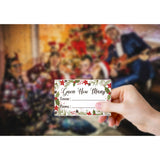 Christmas Party Games - How Many Candies Are In The Jar, 1 Standing Sign + 50 Cards, Christmas Party Ideas, How Many Kisses Game, Christmas Party Games For Kids / Cm007