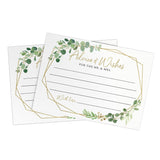 Bridal Shower Game Set – 5 Fun Games And Activities For 50 Guests, Includes Bingo, Trivia, And Advice Cards, Botanical Greenery Wedding Shower Games
