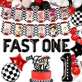 Fast One Birthday Party Decoration Fast One Cake Topper Fast One Ballo