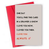 Romantic Birthday Card & Gifts For Husband Boyfriend Him Or Wife Girlfriend Her, Happy Anniversary Card & Gifts, Valentine Day, I Love You Always