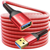 10Ft Usb 3.0 Extension Cable Type A Male To Female Extension Cord Durable Brai