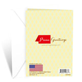 Christmas Card For Grandma (Grandmother), Made In America, Eco-Friendly, Thick Card Stock With Premium Envelope 5In X 7.75In, Packaged In Protective Mailer