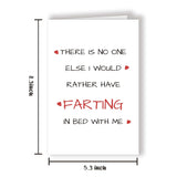 Funny Happy Birthday Card For Him Her, Humorous Anniversary Valentine’S Day Card For Boyfriend Husband, Lovely Birthday Gift
