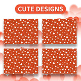Red With Love Heart Gift Wrapping Paper,6 Sheets Love Pattern Wrapping Paper For Wedding Birthday Valentines Day Mothers Day Anniversary Women Man Girl Boy Gift Wrap Paper,27X20 Inch