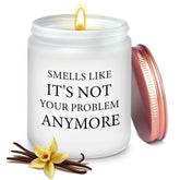 Retirement Gift For Woman, Funny Going Away Leaving New Job Retirement Gifts For Female Coworkers Boss Teacher Nurse Colleague, Farewell Goodbye Divorce Gifts For Women Friend, Vanilla Scented Candles