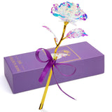 Loveinusa Artificial Galaxy Rose Flower Gifts For Her, Galaxy Eternity Rose Glass Forever Flowers For Mom From Daughter/Son, Valentine'S Day, Birthday, Mother'S Day, Anniversary