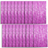 20 Pack Foil Curtain Backdrop Metallic Tinsel Foil Fringe Curtains Photo Booth Props For Birthday Wedding Engagement Baby Shower Bachelorette Christmas Holiday Celebration Party Decorations