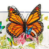 - Colorful Monarch Butterflies Design - Handmade Card On Birthday, Mother’S Day, Anniversary, Anniversary Card - Perfect Present, Table Decor 6’’X6’’
