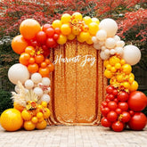 Fall Balloon Arch Kit: Burnt Orange, Yellow & Ivory Party Decor