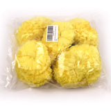 100-Pack Carnation Picks, Yellow Silk 3.5" Heads 5" Stems, Perfect For Weddings & Diy Decor, Artificial Flowers