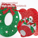 Buon Natale Banner - Glitter Italian Christmas Banner, Party Decor, Merry Christmas Sign - Pre-Strung