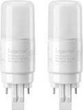 GX23 LED PL Bulbs 2 Pack 7W 18W CFL Equivalent 2700K Soft White Plug and Play Ballast Compatible
