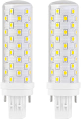 GX23-2 LED Bulbs 2 Pack 10W 4000K Neutral White 2 Pin 13W CFL Replacement Ballast Compatible