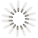 15 Pcs Replacement Bulbs Ac E10 10V-55V 0.2W 2200K Warmwhite For String Lights, Christmas Garlands, Light Arch, Christma