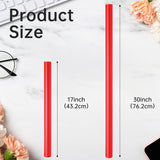 Red Wrapping Paper, Christmas Gift Wrapping Paper, 17Inch X 33Ft Matte Metallic Solid Color Red Wrapping Paper Roll For Mother'S Day, Baby Shower, Valentine'S Day, Birthday, Wedding, Anniversary