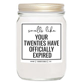 You Nique Designs 30Th Birthday Candle Gifts For Women Men, 4 Oz, 30Th Bday Candle For Her Him, Dirty Thirty 30 Year Old Birthday, Happy B-Day For Turning 30 (Lavender & Vanilla)