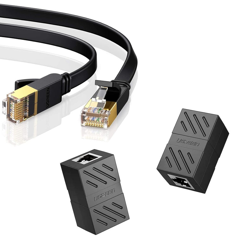UGREEN RJ45 Coupler 2 Pack in Line Coupler Cat7 Cat6 Cat5e Ethernet Cable Exte