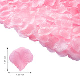 3000 Pcs Pink Artificial Silk Rose Petals For Romantic Night, Wedding, Party, Anniversary Flower Decorations