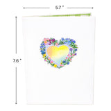 Valentines Day Cards,Valentines Pop Up Card, Happy Valentine'S Day Card, Valentines Day Card For Wife, Floral Valentines Card For Her, Romantic Card For Girlfriend,With Envelope