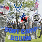 Boot Camp Bound Banner, Army Party Decorations, Army Boot Camp Banner, Military Decor, Army Decorations For Birthday Party