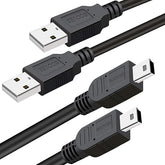 2 Pack 10FT Mini USB Charging Cable for PS3 DualShock 3 Controller PlayStation 3