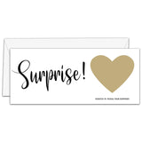 Minimalist Surprise Reveal Card, 2 Set Make Your Own Diy Travel Ticket, Surprise Scratch Boarding Pass Gift For Holiday, Christmas, Wedding, Birthday, Anniversary, Party Supply(3.5"X8" Gold)-C005