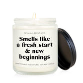 Divorce & New Beginnings Gifts For Women - Handmade Lavender Natural Soy Wax Candle(7Oz) - Breakup, New Job, Going Away Gifts For Women, Friends