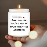 30Th Birthday Candle Gifts For Women Men, Happy 30Th Birthday Decorations Gift For Her Him, Funny 30 Years Old Gifts Ideas- Lavender Candles