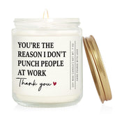 Gifts For Coworker, Work Bestie, Boss Lady Gifts For Women, Funny Birthday Retirement Farewell Appreciation Presnets For Coworker, Boss, Employee - Handmade Lavender Scented Candle 7Oz