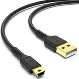 3FT USB 2.0 to Mini USB Charging Cable Mini B Charger Cord for PS3 Controller Camera GPS MP3 Player Dash Cam