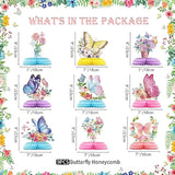 Butterfly Honeycomb Table Centerpieces - 9 Pcs Butterfly Party Table T
