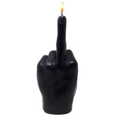 Middle Finger Candle - Hand Gesture Fck You Candle (Black)