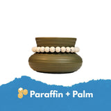 Magnolia Juniper Scented Candle – 23Oz Green Ceramic Jar With Wooden Bead Accent– 12H, Smokeless - Premium Paraffin And Palm Wax, Cotton Wick – Aromatherapy Gift For Home Relaxation