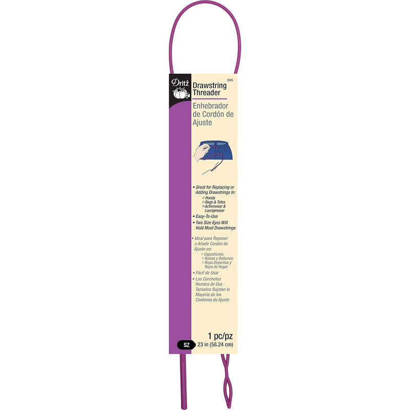 Dritz 235 Drawstring Threader, 23-Inch