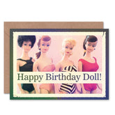 Birthday Happy Toy Model Dolls Girls Art Greetings Greeting Card Gift