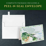 St. Patrick'S Day Greeting Cards, Irish Blessing Cards, 5"X7" Folded Card W/Envelope, Single Card, Made In Usa By A Small Family Business (Watercolor Seaside)