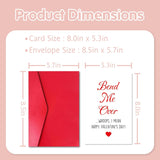 Sexy Valentine’S Day Card For Husband Boyfriend, Raunchy Valentine’S Day Card With Red Envelope And Sticker For Him Man Fiance, Bend Me Over