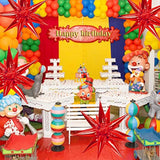 Starburst Balloons, 60 Pcs Star Balloons 12 Spike Foil Explosion Party
