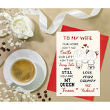 Anniversary Card For Wife, Valentines Day Card For Wife, Romantic Birthday Card For Wife, Funny Valentines Day Card For Her