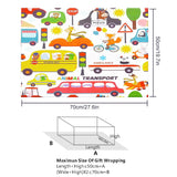 Happy Birthday Wrapping Paper For Kids Girls Women Adults Boys Men, 7 Sheets Birthday Gift Wrapping Paper, Folded Flat 20X28 Inches Each