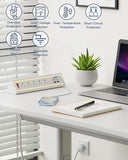 Desk Clamp Power Strip 5 Outlets 6 USB Ports 4 USB C 40W Fast Charging 6FT Extension Cord