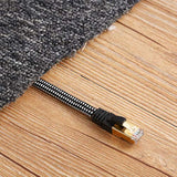 Cat 8 Ethernet Cable, Nylon Braided 6.5Ft 2Packs Cat8 High Speed Professional