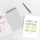 Funny Mother'S Day Card For Mom, Rude Greeting Card For Mom Dad, Mother'S Day Or Father'S Day Card From Daughter Son, New Mom Card, New Dad Card