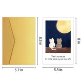 Cats Valentines Day Card For Him Her, Romantic Valentines Day Gifts For Husband Wife Boyfriend Girlfriend, Anniversary Card For Cat Lovers Couple