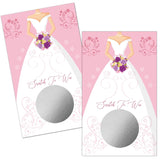 50 Pack Bouquet Wedding Dress Bridal Shower Scratch Off Game Cards For Country Wedding, Bridal Shower, Bridal Lottery Tickets, Wedding Shower Ideas, Bachelor Party Games, Baby Shower
