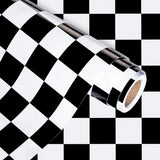 Checkered Flag Wrapping Paper Roll - 17 Inch X 16.5 Feet - Race Car Wrapping Paper For Kids Birthday, Girls Boys Birthday, Baby Shower